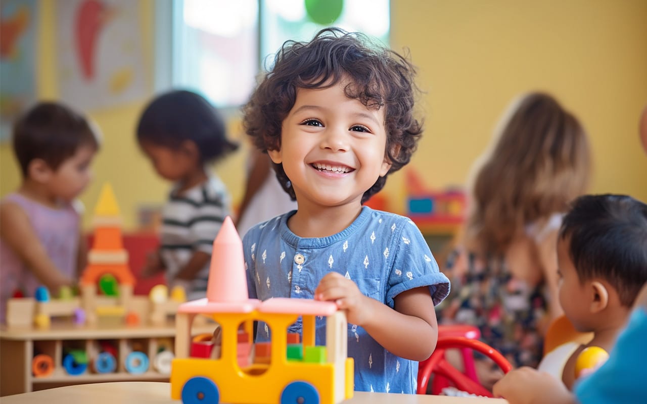 Image of child at Nursery School